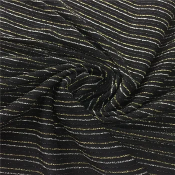 Lace46 2meters Dungă Neagră Tricotate din Nailon Tesatura Stretch Metalice ClothingTunic Îmbrăcăminte Fusta DIY Tesatura Partidul Decor Tesatura