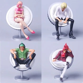Anime One Piece Figura Vinsmoke Familie Sanji Reiju Ichiji Yonji Așezat Figura De Acțiune De Colectare Model De Papusa Ornament Jucărie Copil Cadou