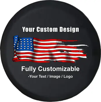 American Personalizate Nelimitate pentru roata de Rezervă Tine de Design Plin de Culoare Personalizate Capac Anvelope (Universal se Potrivesc pentru SUV