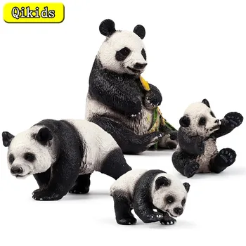 Simulate Animale Jucarii Model Panda Figurine de Jucărie Drăguț Figura Educative Jucarii Cadou pentru Copii de Copii de origine Animală Figuri de Plastic