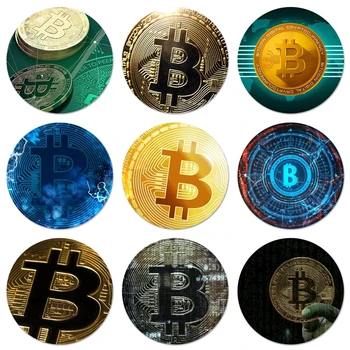 Îmi Place să Accepte Bitcoin Icoane Ace Insigna Decor Broșe Metalice Insigne Pentru Ghiozdan Decor 58mm