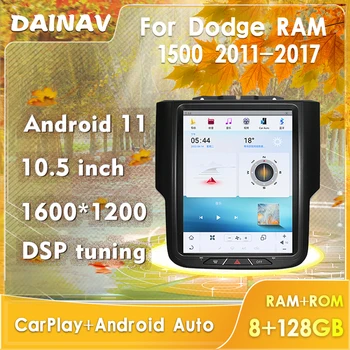 Pentru Dodge RAM 1500 2011-2017 Radio Auto Android 11 HD Complet Ecran Auto Receptor Stereo Multimedia Player Recorder 10.5 Inch