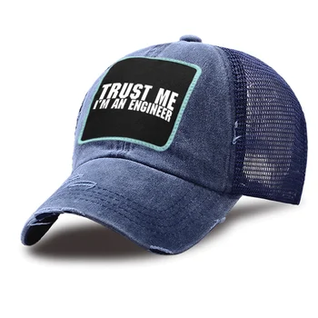 În aer liber Unisex Șapcă de Baseball ai Încredere în Mine eu sunt Inginer Plasă de Sepci de Baseball Sport Respirabil Trucker Hat de Bumbac Hip Hop Snapback Hat