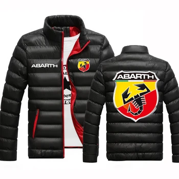 2022 ABARTH Personalizate din Bumbac pentru Bărbați Confortabil Cald Iarna jachete de Culoare Solidă Imprimate cu Fermoar Paltoane Hanorace Facultate