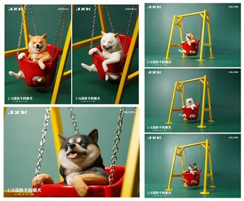 1/6 JXK118 Model Animal Shiba Inu Model Câine cu Leagăn Pentru 12' Figura de Acțiune Corpul Scena Accesoriu În Stoc