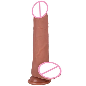 Sex Toy Super Moale Vibrator Realist Rafinat De Silicon Vibrator Imens Pula Femei Masturbare Stick Penis Fals Stimulator Vaginal