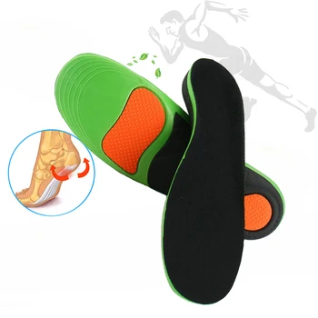 Cel mai bun EVA Pantofi Ortopedici Unic Tălpi De picioare Arc Picior Pad X/O Tip Picior de Corecție Picior Plat Suport Arc Pantofi de Sport Introduce