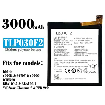 TLP030F2 Orginal de Înaltă Calitate Baterie de schimb Pentru Alcatel IDOL 4S 6070k 60700 DTEK60 BBA100-2 VFD 900 de Litiu Baterii Noi