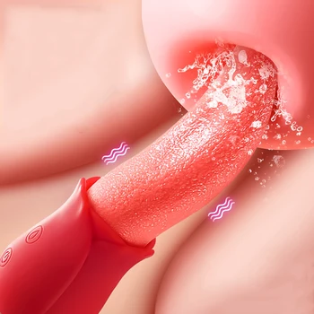 Jucarii sexuale Limba Lins Pizde Vibratoare pentru Femei Clitoridian G Spot Stimulator Jucărie Sexuală pentru Femei Biberon Erotic Juguetes Sexuales