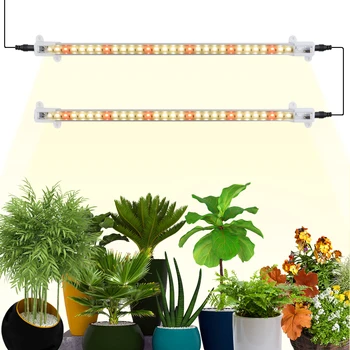 Lumina soarelui Plante Cresc de Lumină Full Spectrum LED-uri Cresc Light Benzi 5V Estompat Cultivarea Plantelor de Lampa cu Timer pentru Interior Phytolamp