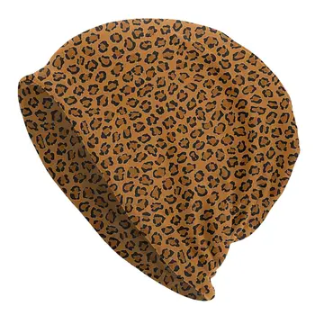 Întuneric Leopard de Imprimare Capota Jaguar, Ghepard Piele Capace Respirabil Elastic Toamna Tipărite Pălării în aer liber pentru Adulți Turban