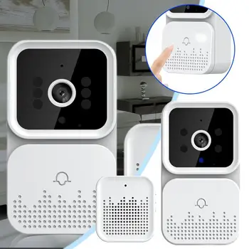 Pentru Tuya Video Inteligente Sonerie Wireless HD Camera PIR de Detectare a Mișcării IR de Securitate de Alarmă Clopot Ușă Wi-Fi Interfon Pentru Apartament