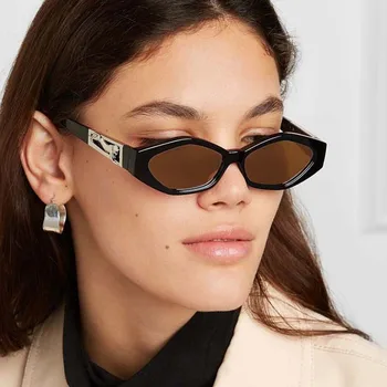 Vintage Mic Ochi de Pisica Ochelari de Soare pentru Femei Brand Designer 2022 Nou de Lux Leopard Negru Cool ochelari de Soare pentru Femei Nuanțe de Vară