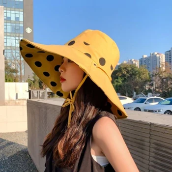 2021 Fierbinte de Design de Moda de Flori pălărie Mare Pliabil Boruri largi Pălărie de Soare Pălării de Vară pentru Femei Protecție UV