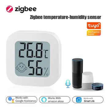 Noi Tuya ZigBee Senzor de Temperatură și Umiditate pentru Smart Home Automation Control de la Distanță de Sprijin Alexa de Start Google