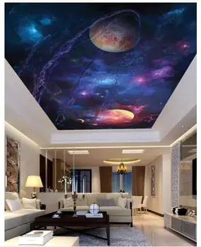 Foto personalizate 3d tapet tavan picturi murale de fundal de Nori univers, spatiu living dormitor tavan zenith murale de perete decor acasă