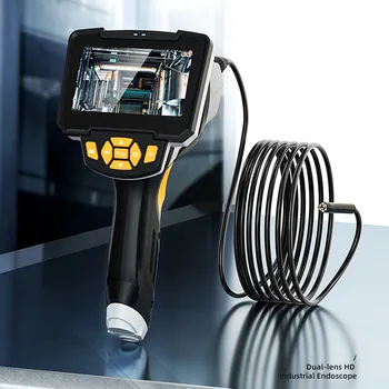 Digital Industriale Endoscop 4.3 inch LCD ecran Borescope Videoscope Semi-Rigide de Inspecție Camera Handheld Endoscop