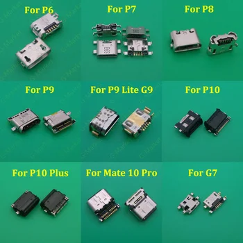 2 BUC USB Port de Încărcare Conector de Încărcare Jack Plug Pentru Huawei P8 P9 G9 Lite P6 P7 P10 Plus G7 Nova 2 2 3 3E Onoarea 10 V10