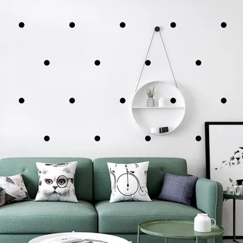 Stil Nordic tapet modern în geometrie simplă alb-negru și color original dot living, dormitor, TV tapet de fundal