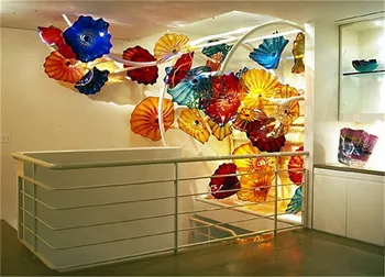 Europene din Sticlă de Murano Plăci de Perete de Arta Lampa American din Sticlă de Murano Plăci Decorative pentru Perete