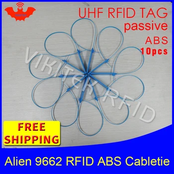 UHF RFID tag ABS cablu cravată Străin 9662 EPC6C 915mhz 868mhz 860-960M Higgs3 10buc transport gratuit rază lungă de pasiv inteligent tag-uri RFID