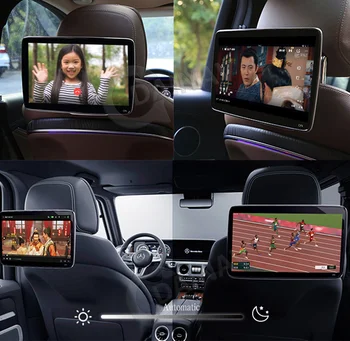 2021 Android 10.0 Sistem Ecran de 13.3 inch auto tetiera monitor Pentru Mercedes-Benz 4K HD Redare auto bancheta din spate video
