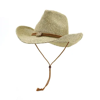 Femei Barbati Palarie De Soare De Vară Paie De Plajă, Pălării Panama Accesoriu