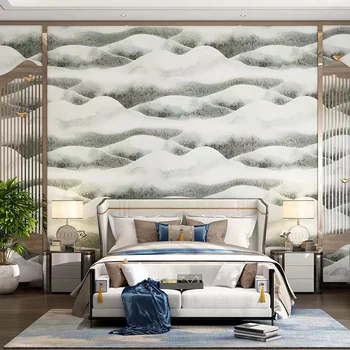 Modern, Clasic Chinez Abstract Tapet Peisaj Artă Camera de zi Dormitor Hotel de Fundal de Decor de Perete actele de pared