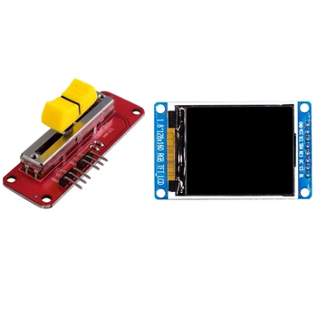 Mini Slide Potențiometru 10KΩ Module Liniare Cu 1.8 Inch LCD Display Module Plin de Culoare SPI TFT LCD Display Module