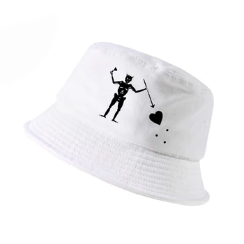 EDWARD TEACH BLACKBEARD PIRAT de imprimare găleată pălărie de Vară Women100% Bumbac Casual harajuku pop bob pescar capace