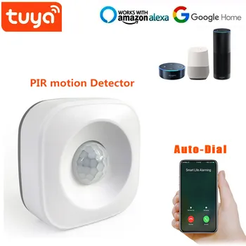 TuyaSmart Aplicație de Control 2.4 G WiFi Inteligent Detector de Mișcare PIR Senzor Inteligent Acasă Protector Senzor