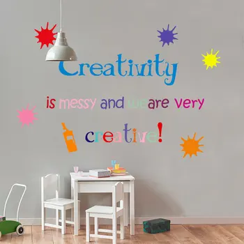 Varietate engleză Proverbe Autocolante de Perete pentru Camera Copii Camera de zi sala de Clasă Școală Decorarea Camerei PVC Arta Decalcomanii