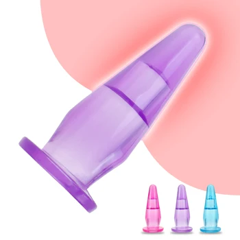 Jeleu Degetul Mic Jucărie de Sex Anal Plug Butt Plug Anal Stimulator Jucarii Sexuale pentru Femei Barbati Erotic Adult Produsului Joc rezistent la apa