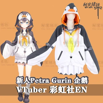 Anime VTuber Hololive ANYCOLOR Petra Gurin Pinguin de zi cu Zi Uniformă Rochie de Cosplay Costum Halloween Femei Transport Gratuit 2021 Noi