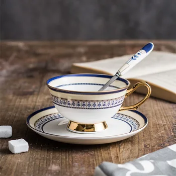 Britanic vânt pynom mal os de portelan cana de cafea din ceramica cu ceai de după-amiază engleză 
