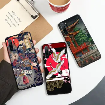 Stil japonez, Arta model de Telefon Caz Pentru Huawei honor Amice P 10 20 30 40 9 8 pro x Lite inteligent 2019 nova 5t lux acoperi