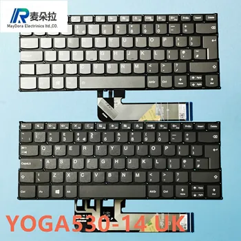 Marea BRITANIE/GB tastatura pentru LENOVO YOGA C340-14 530-14 730-15 730-13 C740-14 FLEX6-14 S530-14 S530-13 FLEX14IILIWL AAR, SERIA laptop GRI