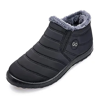 Iarna noua moda non-alunecare termică bumbac cizme cu catifea, rezistent la apa bumbac casual pantofi de dimensiuni mari de zăpadă cizme cizme pentru femei